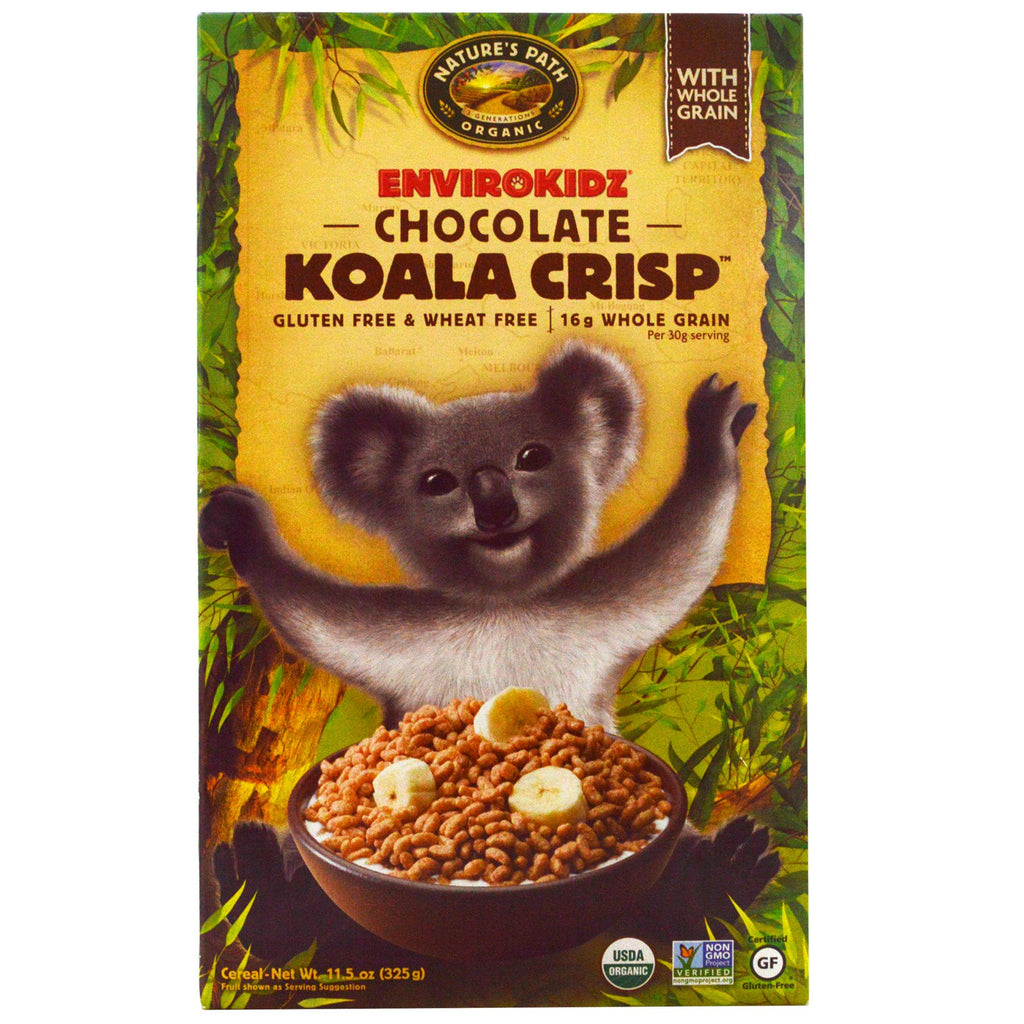 Nature's Path EnviroKidz Chocolate Koala Crisp Cereal 11.5 أونصة (325 جم)