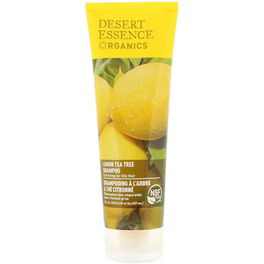 Desert Essence, s, champú, árbol de té de limón, 8 fl oz (237 ml)