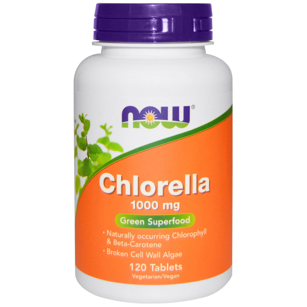 Now Foods, Chlorella, 1000 mg, 120 Tablets