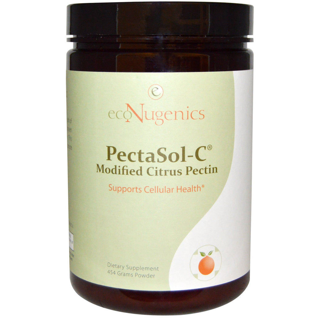 Econugenics, PectaSol-C, pectina cítrica modificada, polvo, 454 g