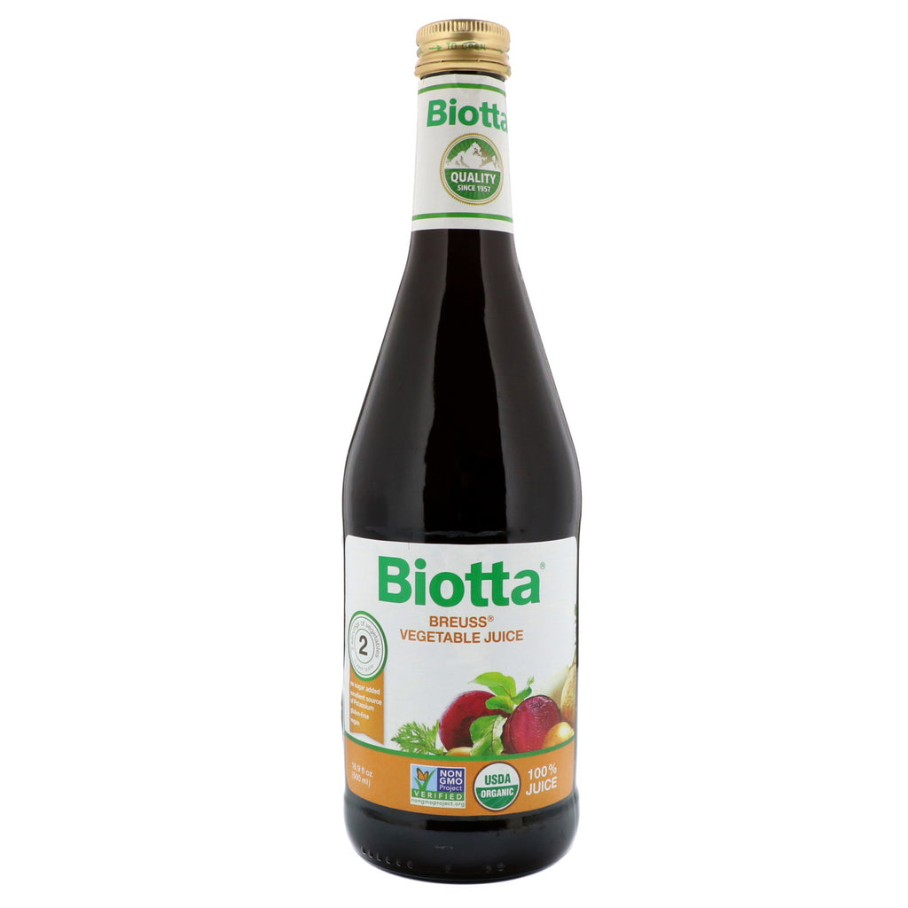 Biotta, Breuss grønnsaksjuice, 16,9 fl oz (500 ml)