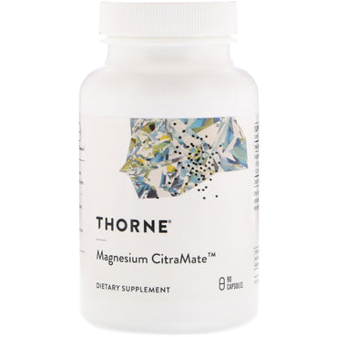 Thorne Research, Magnesiumcitramat, 90 Kapseln