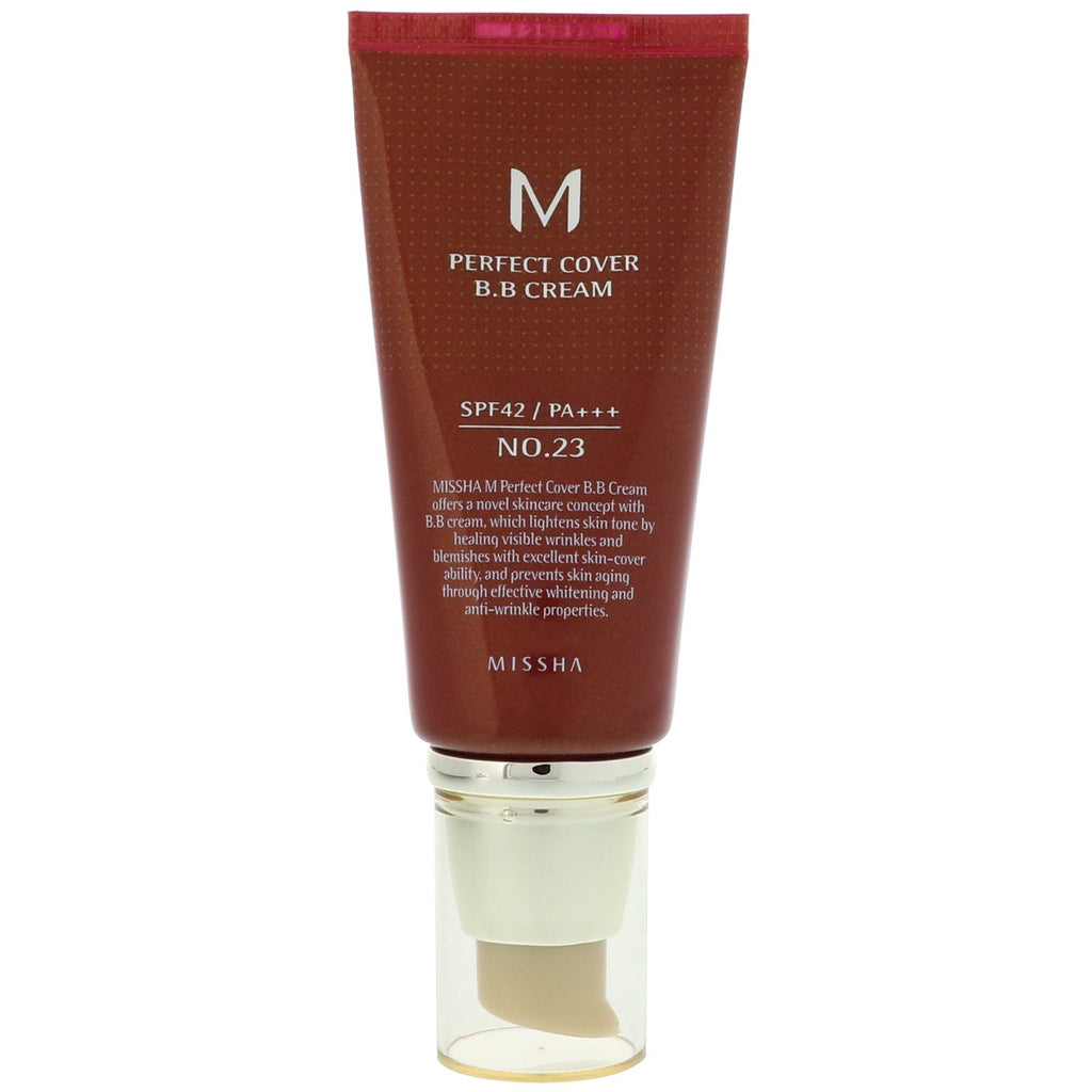Missha, M Perfect Cover BB Cream, N.º 23 Beige natural, 50 ml