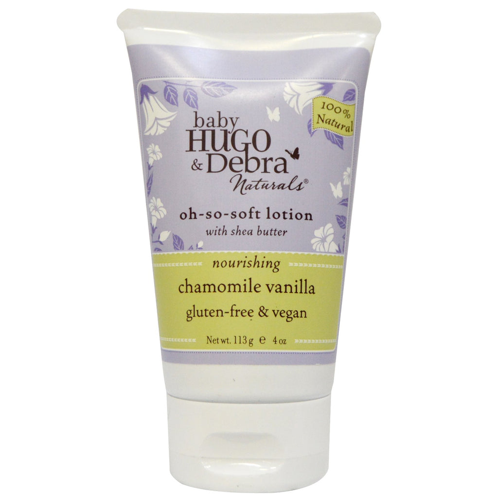 Hugo Naturals Baby Oh-So-Soft Lotion met Sheaboter Kamille & Vanille 4 oz (113 ml)