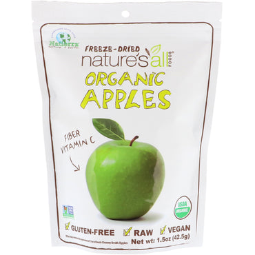 Natierra Nature's All ,  Freeze-Dried, Apples, 1.5 oz (42.5 g)