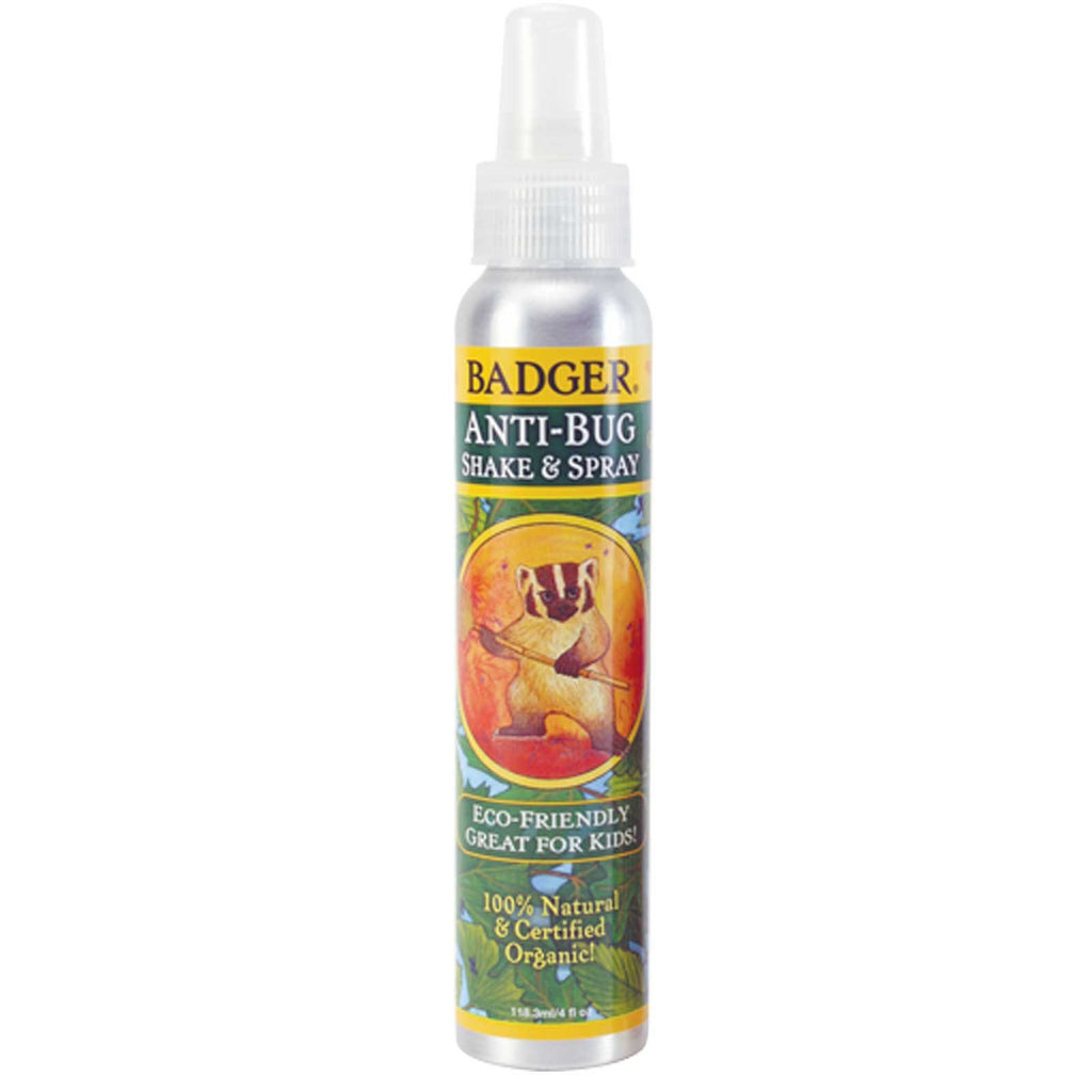 Badger Company, Anti-Bug, Shake &amp; Spray, 4 fl oz (118,3 ml)