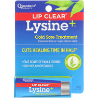Quantum Health, Lip Clear Lysine+, tratamento para herpes labial, 7 g (0,25 oz)