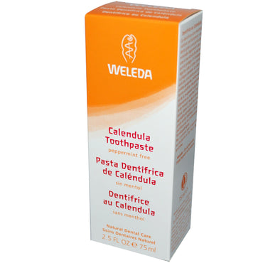 Weleda, Calendula Toothpaste, Peppermint-Free, 2.5 fl oz (75 ml)