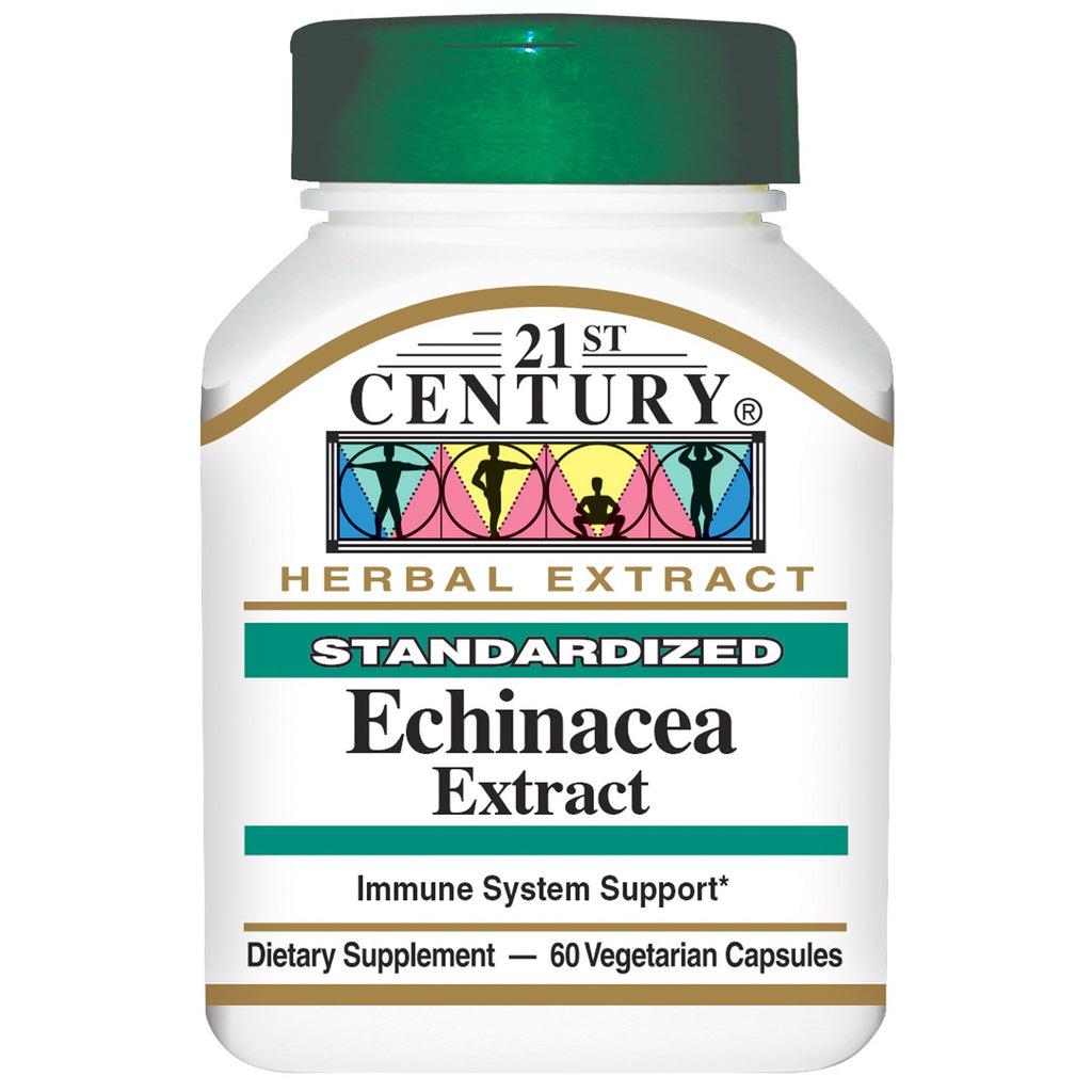 21e eeuw, echinacea-extract, 60 groentecapsules