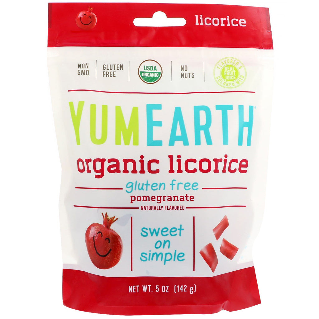 YumEarth,  Licorice, Pomegranate, 5 oz (142 g)