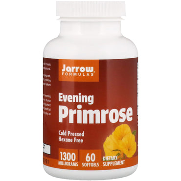 Jarrow Formulas, イブニングプリムローズ、1300 mg、ソフトジェル 60 個