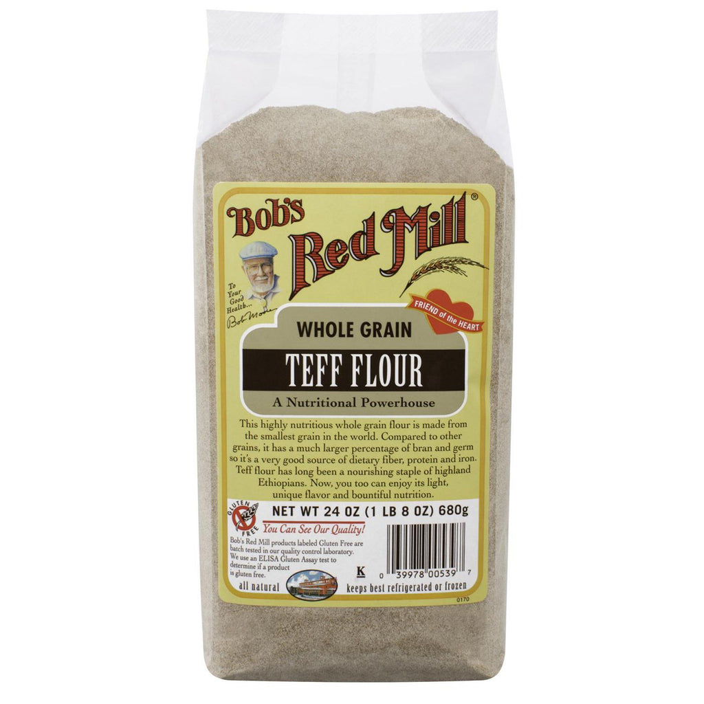 Bob's Red Mill, Whole Grain Teff Flour, 24 oz (680 g)