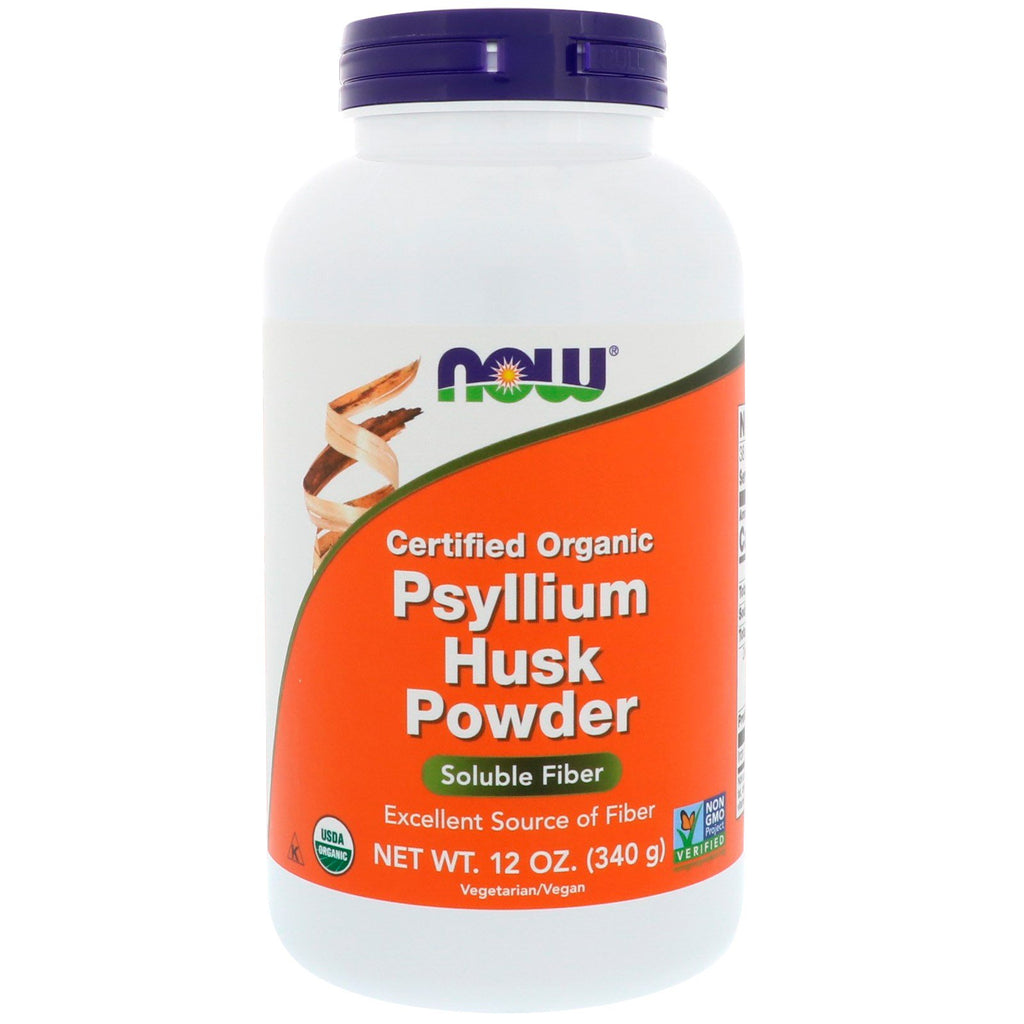 Now Foods, Certified, Psyllium Husk Powder, 12 oz (340 g)