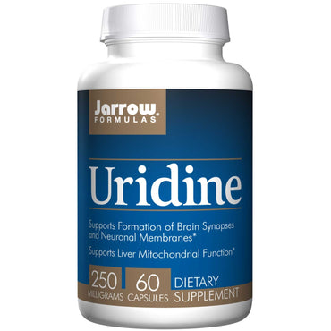 Jarrow Formulas, Uridine, 250 mg, 60 gélules