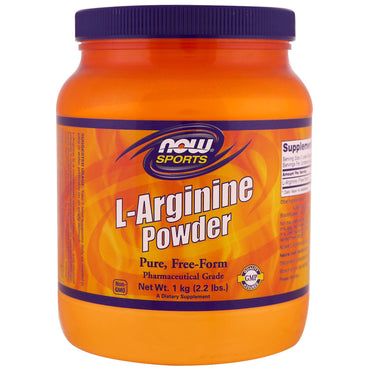 Now Foods, Sports, L-Arginin-Pulver, 1 kg (2,2 lbs)