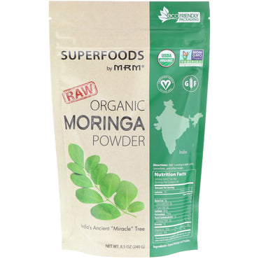 MRM, Raw  Moringa Powder, 8.5 oz (240 g)