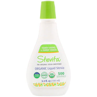 Stevita, Estévia Líquida, 3,3 fl oz (100 ml)