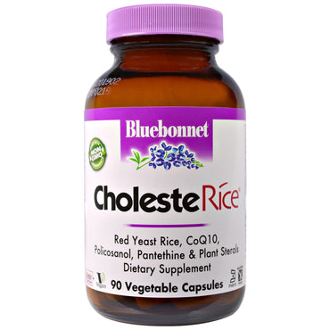 Bluebonnet Nutrition, CholesteRice, 90 gélules végétariennes
