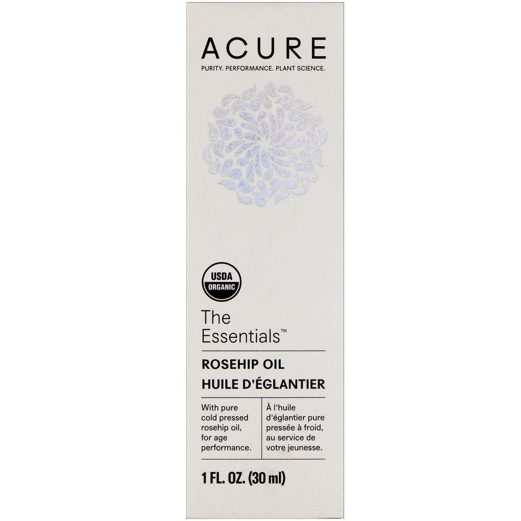 Acure, The Essentials, Hybenolie, 1 fl oz (30 ml)