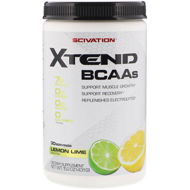 Scivation, Xtend, BCAA, Citron Lime, 15,2 oz (431 g)