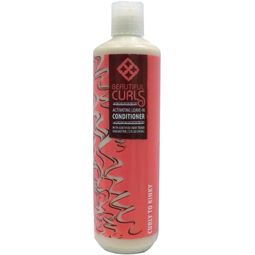 Beautiful Curls, Après-shampooing activateur sans rinçage, bouclés à crépus, 12 fl oz (350 ml)