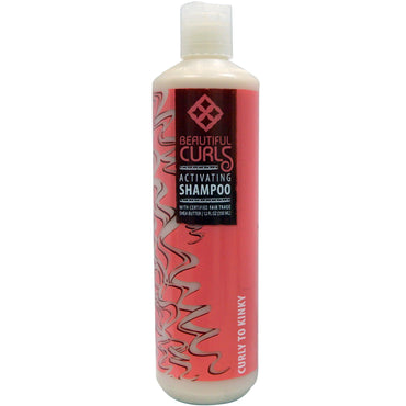 Beautiful Curls, Shampooing activateur de beurre de karité, bouclés à crépus, 12 oz (350 ml)