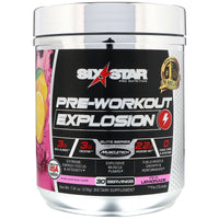 Six Star, Explosion pré-entraînement, Limonade rose, 7,41 oz (210 g)