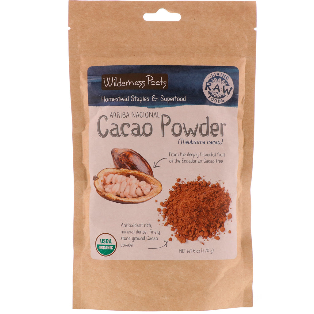 Villmarkspoeter, Arriba Nacional kakaopulver, 6 oz (170 g)
