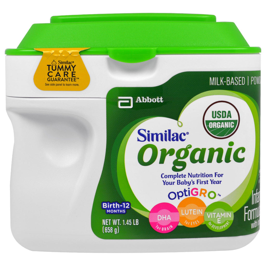 Similac นมผงสำหรับทารกที่มีธาตุเหล็ก ชนิดผง แรกเกิดถึง 12 เดือน 1.45 lb (658 g)