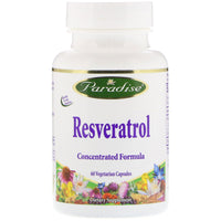 Paradise Herbs, Resveratrol, 60 Vegetarian Capsules