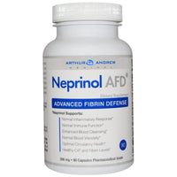 Arthur Andrew Medical, Neprinol AFD, Advanced Fibrin Defense, 500 mg, 90 Capsules