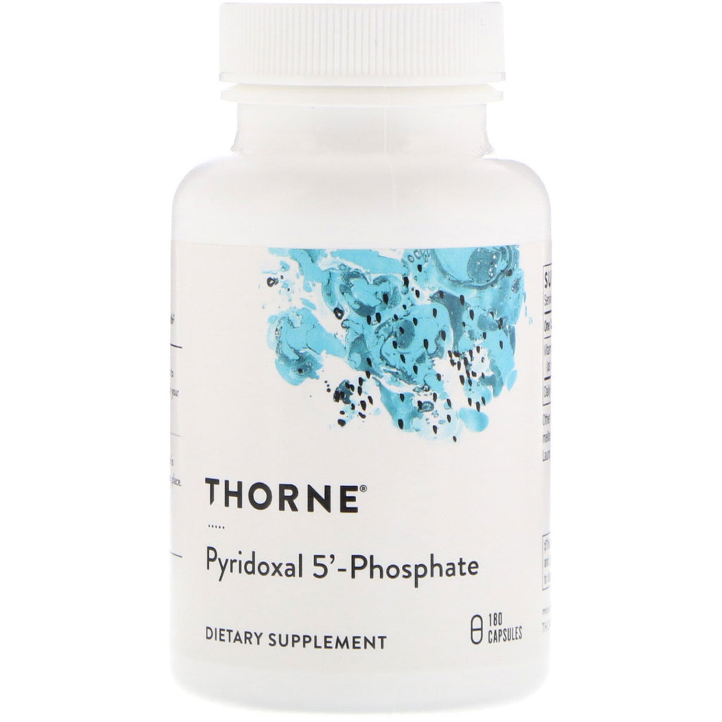 Thorne Research, piridoxal 5'-fosfato, 180 cápsulas
