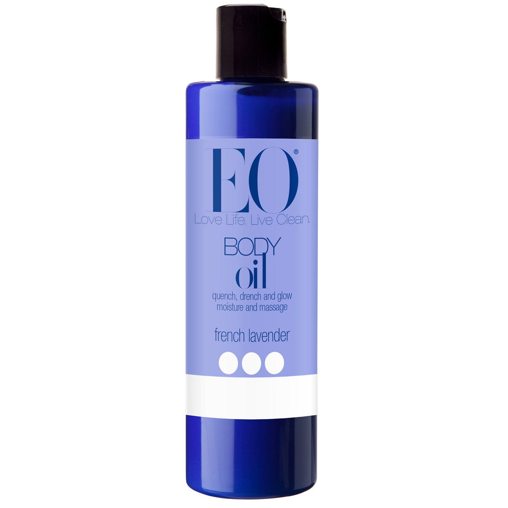 EO Products, Body Oil, French Lavender, 8 fl oz (236 ml)