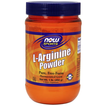 Now Foods, Sports, L-Arginine en poudre, 1 lb (454 g)