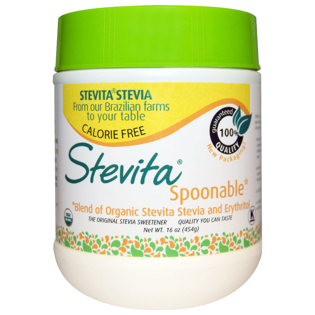 Stevita, スプーンで飲めるステビア、16 オンス (454 g)
