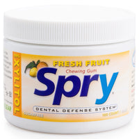 Xlear Spry Chewing Gum Fresh Fruit Sugar Free 100 Count (108 g)