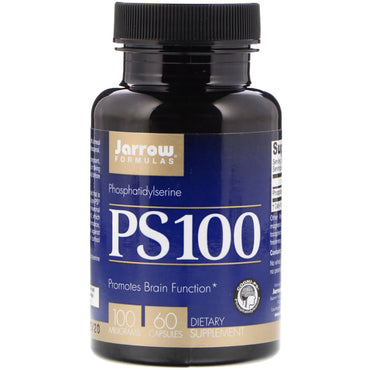 Jarrow Formulas, PS-100, Fosfatidilserina, 100 mg, 60 cápsulas