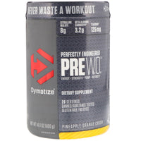 Dymatize Nutrition, Pre-W.O., Pineapple Orange Crush, 14.11 oz (400 g)