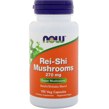 Now Foods, Hongos Rei-Shi, 270 mg, 100 cápsulas vegetales