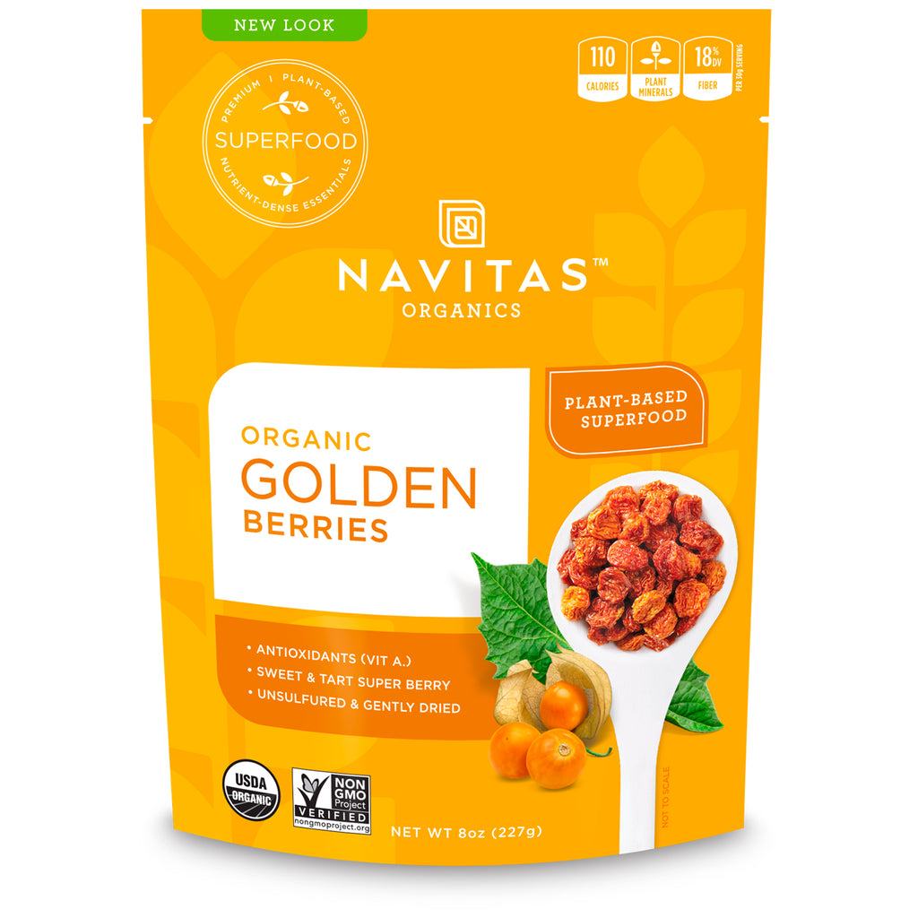 Navitas s, , Golden Berries, 8 oz (227 g)