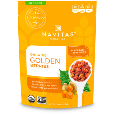 Navitas s, bayas doradas, 8 oz (227 g)
