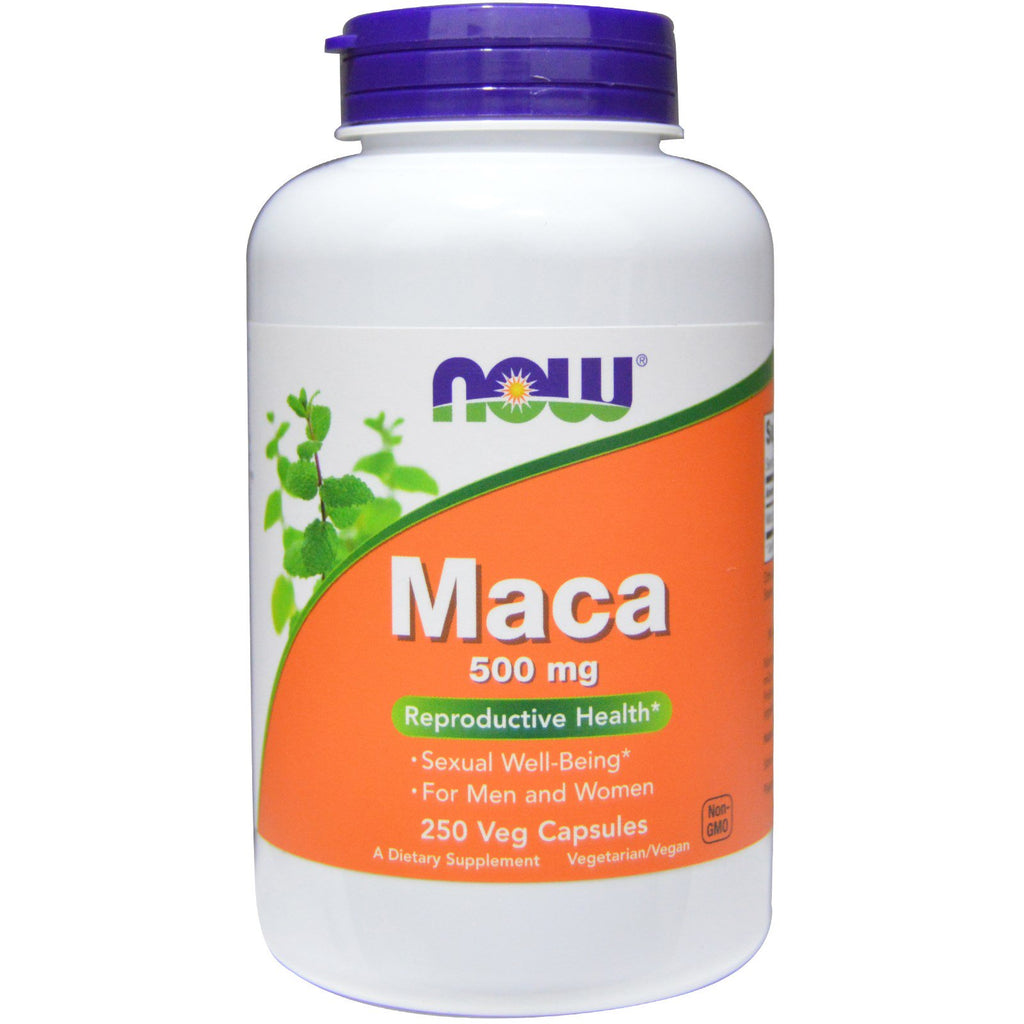 Nu voedingsmiddelen, Maca, 500 mg, 250 vegetarische capsules