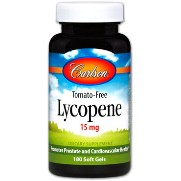 Carlson Labs, Licopeno, 15 mg, 180 Cápsulas Softgel