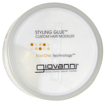 Giovanni, Pegamento para peinar, modelador de cabello personalizado, 2 oz (57 g)