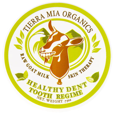 Tierra Mia s, Raw Goat Milk Skin Therapy, Healthy Dent Tooth Regime, .75 oz