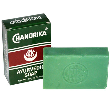 Herbal - Vedic, Chandrika, jabón ayurvédico, 1 barra, 2,64 oz (75 g)