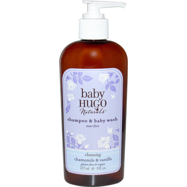Hugo Naturals, Bébé, Shampoing et nettoyant pour bébé, sans larmes, camomille et vanille, 8 fl oz (237 ml)