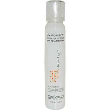 Giovanni, Vitapro Fusion, Beskyttende Fuktighet, Leave-In Hair Treatment, 5,1 fl oz (150 ml)