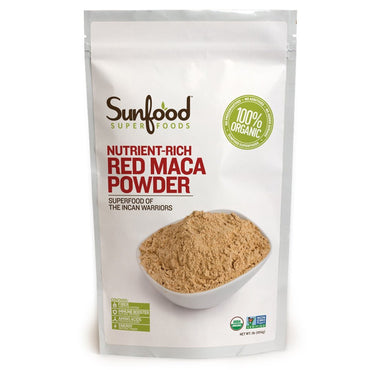 Sunfood, Raw Red Maca Powder, 8 oz (227 g)