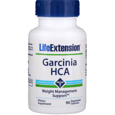 Extension de vie, garcinia hca, 90 gélules végétariennes